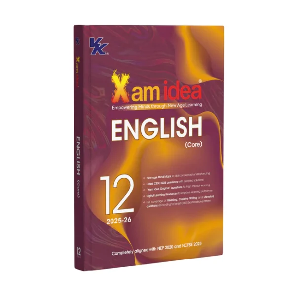 Xam idea Class 12 English (Core) Sample Papers for 2026 Board Exams