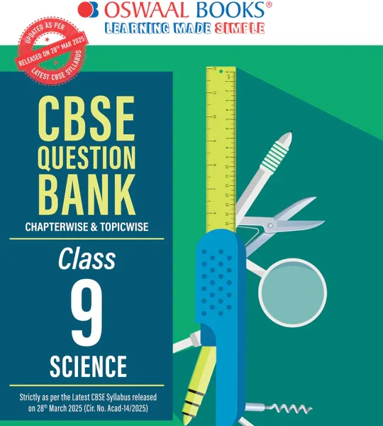 Oswaal CBSE Question Bank Class 9 Science For 2026 Examination