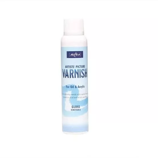 Arfina Artist Picture Varnish Spray for Oil & Acrylic Gloss Removable (200 ml)
