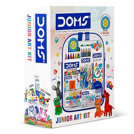 Doms Jonior Art Kit Perfect Value Pack | Kit For School Essentials