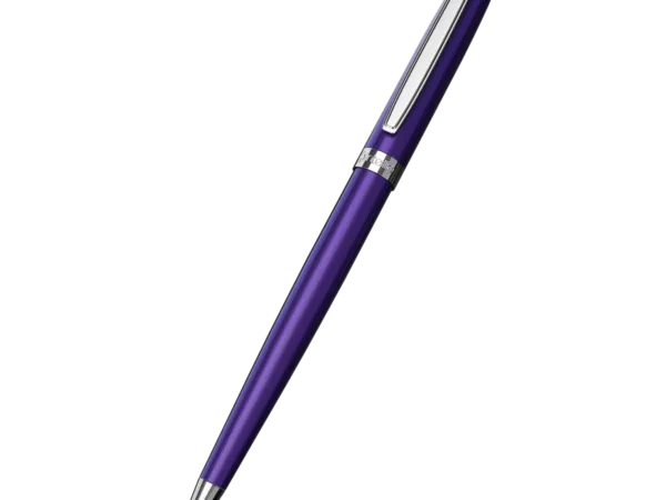 Intellio Germany Branded Indigo & Chrome Bell Point Luxury Pen - Bhandari Stationers - Best Stationery Store In Kota