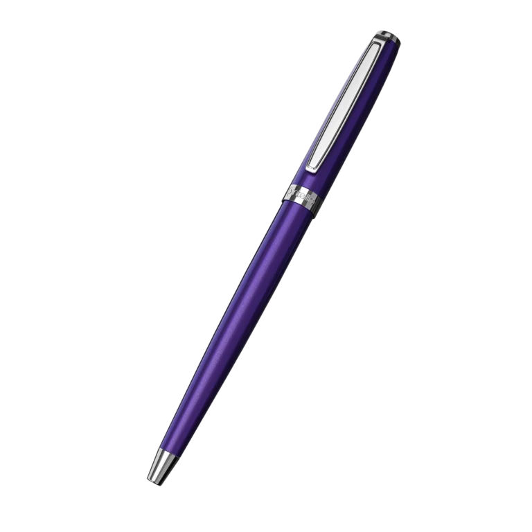 Intellio Germany Branded Indigo & Chrome Bell Point Luxury Pen - Bhandari Stationers - Best Stationery Store In Kota