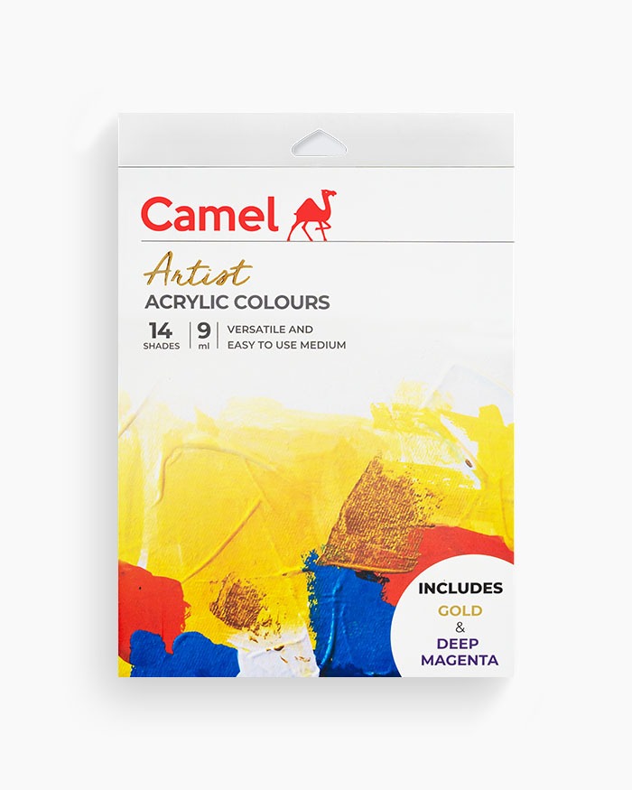 Camel Artist Acrylic Colours 14 Shades (9ml Each) - Bhandari Stationers