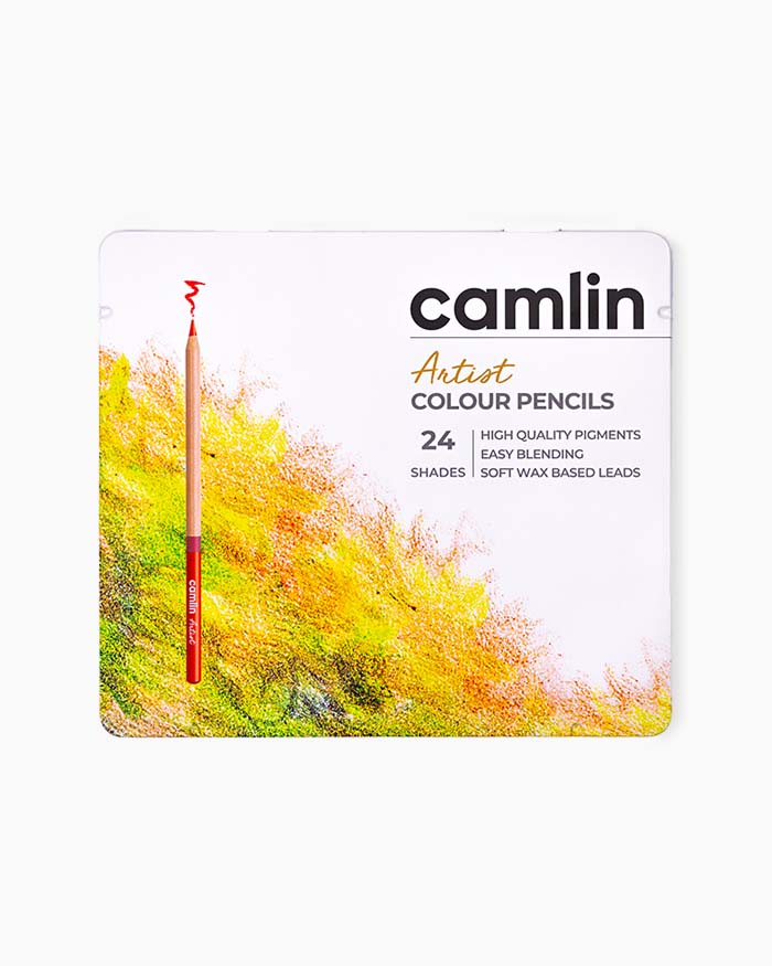 Camlin Artist Colour Pencils pack of 24 shades - Bhandari Stationers