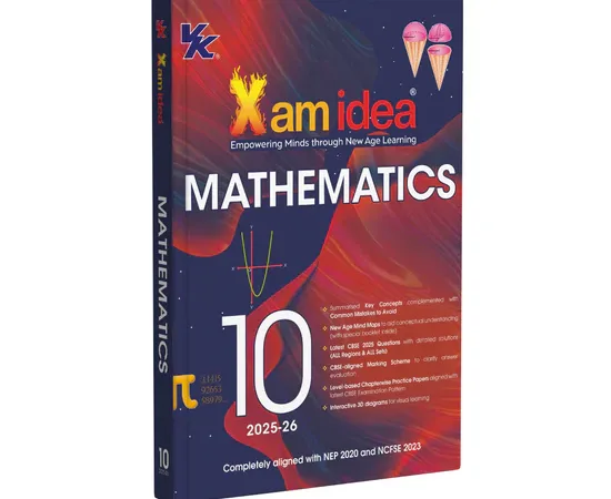 Xam Idea Mathematics For Class 10th Latest Edition 2025-2026 - Bhandari Stationers - Best Stationery Store In Kota