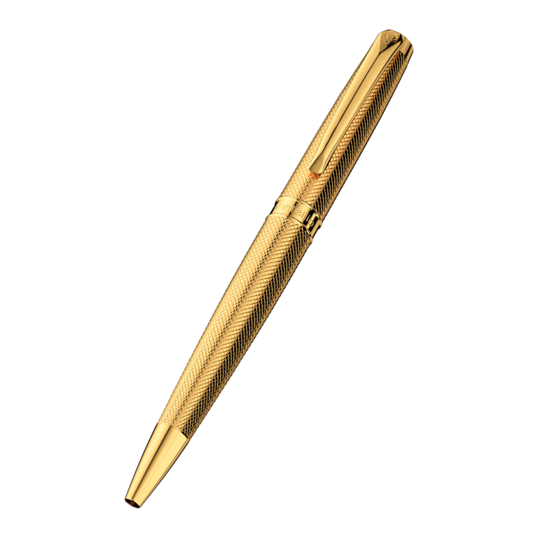 Intellio Germany Branded Gold Trim Bell Point Luxury Pen - Bhandari Stationers - Best Stationery Store In Kota