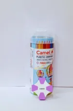 Camel Plastic Crayons Set Of 28 Shades + 1 Eraser Free - Bhandari Stationers - Best Stationery Store In Kota