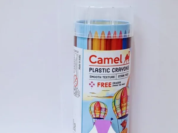 Camel Plastic Crayons Set Of 28 Shades + 1 Eraser Free - Bhandari Stationers - Best Stationery Store In Kota