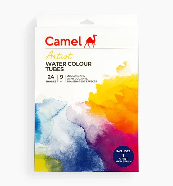 Camel Artist Water Colour Tubes 24 Shades (9ml) - Bhandari Stationers