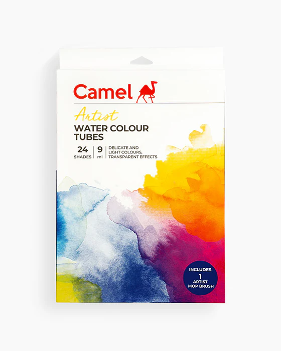 Camel Artist Water Colour Tubes 24 Shades (9ml) - Bhandari Stationers
