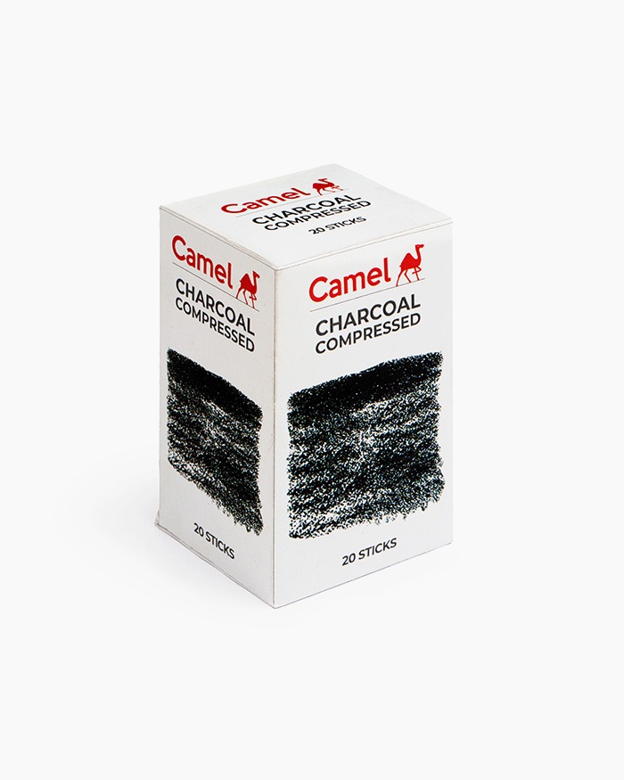 Camel Compressed Charcoal Sticks Pack of 20 sticks - Bhandari Stationers