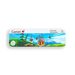 Camel Camlin Kokuyo Student Poster Color - 10ml Each, 14 Shades - Bhandari Stationers