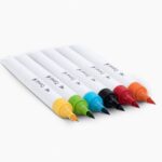 Camel Brush Pens - Pack of 6 Shades - Bhandari Stationers