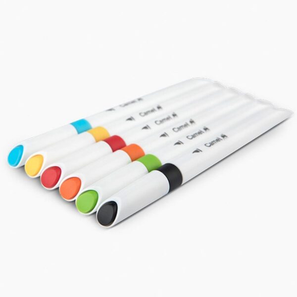 Camel Brush Pens - Pack of 6 Shades - Bhandari Stationers