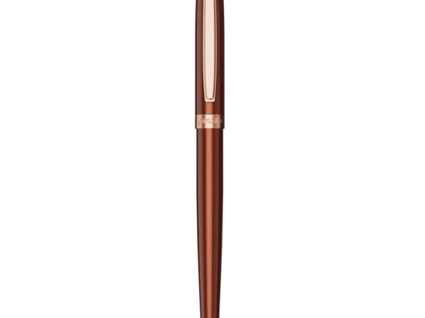 Intellio Germany Branded Mocha & Rose Gold Luxury Bell Point Pen - Bhandari Stationers - Best Stationery Store In Kota
