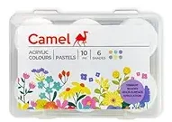 Camel Acrylic Pastels Colours 10ml Each - 6 Shades - Bhandari Stationers