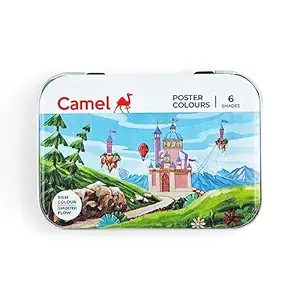 Camel Poster Colours - 10ml each, 6 Shades - Bhandari Stationers