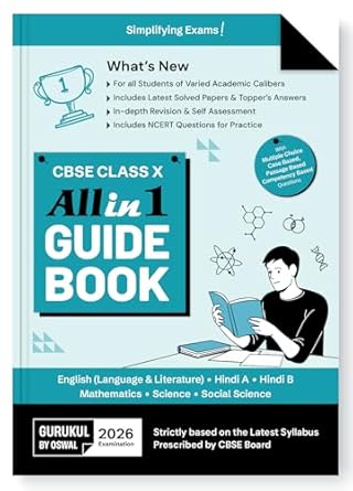 Oswal By All In 1 Guide Book For CBSE Class 10th Latest Edition - Best Stationery Store In Kota