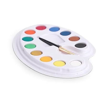 Camel Water Color Cakes - 12 Shades - Best Stationery Store In Kota