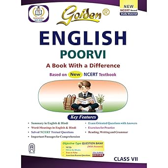 Golden English Textbook For Class 7th - Best Stationery Store In Kota