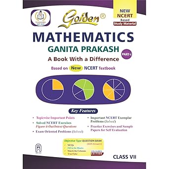 Golden Mathematics Textbook For Class 7th - Bhandari Stationers - Best Stationery Store In Kota