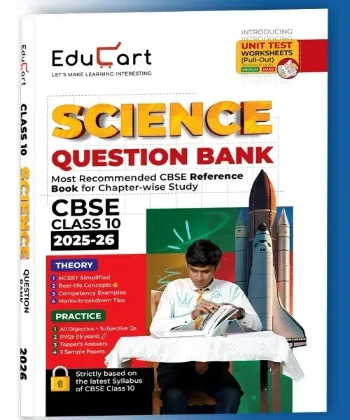 Educart CBSE Question Bank Class 10th Science 2025-26 New Syllabus 2026 - Bhandari Stationers - Best Stationery Store In Kota