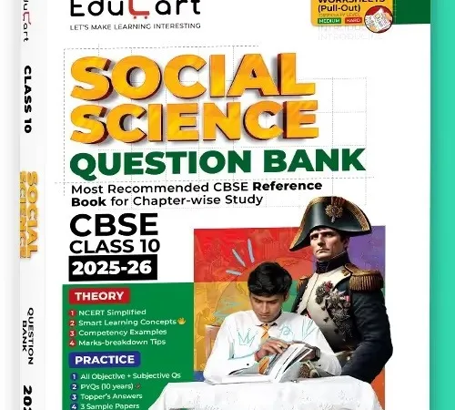 Educart CBSE Question Bank Class 10th Social Science 2025-26 New Syllabus 2026 - Bhandari Stationers - Best Stationery Store In Kota