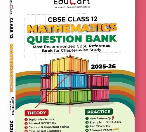Educart CBSE Class 12 Mathematics Question Bank 2025-26 New Syllabus 2026 - Bhandari Stationers - Best Stationery Store In Kota