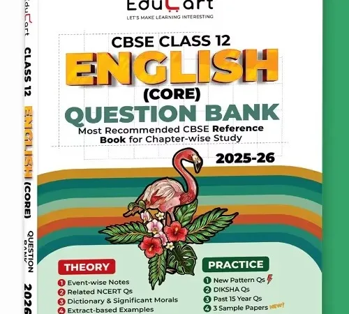 Educart CBSE Class 12 English Core Question Bank 2025-26 New Syllabus - Bhandari Stationers - Best Stationery Store In Kota