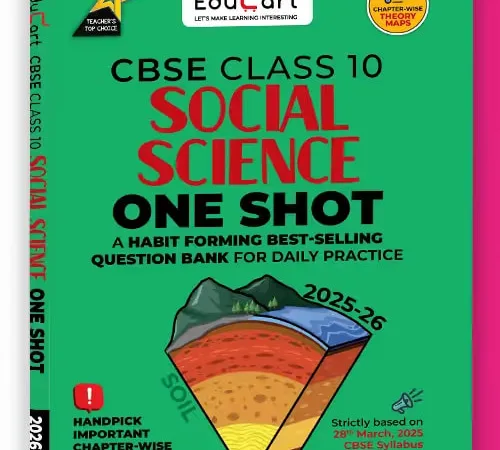Educart One-Shot Social Science CBSE Class 10 Question Bank 2025-26 New Syllabus 2026 - Bhandari Stationers - Best Stationery Store In Kota
