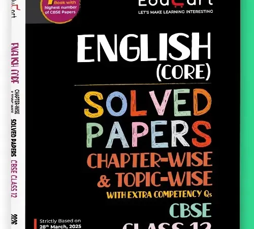 Educart CBSE Class 12 English Core Chapter-Wise Solved Papers 2025-26 New Syllabus 2026 - Bhandari Stationers - Best Stationery Store In Kota