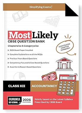 Oswal Most Likely CBSE Question Bank Paper In Accountancy For Class 12th - Bhandari Stationers - Best Stationery Store In Kota