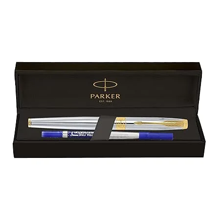 PARKER Aster Shiny Chrome Silver Trim | Roller Ball Pen