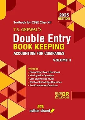 T.S. Grewal's Double Entry Book Keeping Volume-II Textbook For CBSE Class 12th 2025 Edition - Bhandari Stationers - Best Stationery Store In Kota