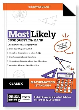 Oswal Most Likely CBSE Question Bank Paper In Mathematics For Class 10th - Bhandari Stationers - Best Stationery Store In Kota