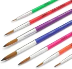 Camel Champ Round Brush Set - Pack of 7 (Multicolor) - Bhandari Stationers - Best Stationery Store In Kota