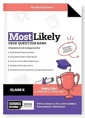 Oswal Most Likely CBSE Question Bank Paper In English For Class 10th - Bhandari Stationers - Best Stationery Store In Kota