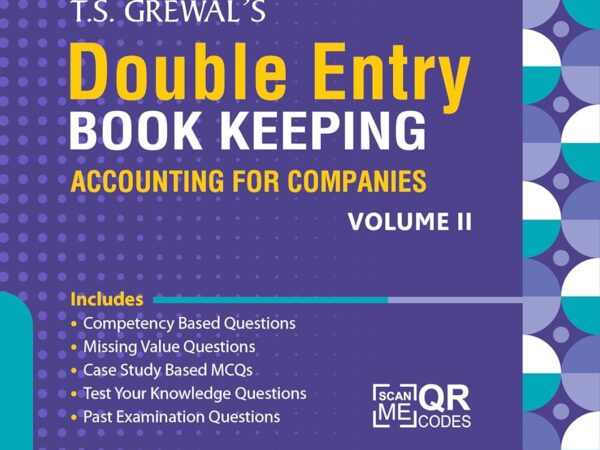 T.S. Grewal's Double Entry Book Keeping Vol. 2 Textbook CBSE For Class 12th (2026-27 Examination) - Bhandari Stationers