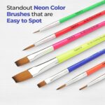 Camel Champ Brushes Set of 7 | Round & Flat Brushes - Bhandari Stationers - Best Stationery Store In Kota