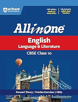 Arihant All in One English Language and Literature For Class 10th Exam 2026-27 New Edition - Bhandari Stationers