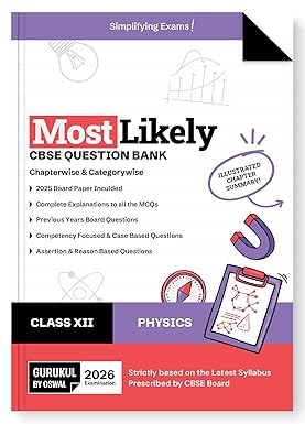 Oswal Most Likely CBSE Question Bank Paper In Physics For Class 12th - Bhandari Stationers - Best Stationery Store In Kota