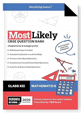 Oswal Most Likely CBSE Question Bank Paper In Mathematics For Class 12th - Best Stationery Store In Kota