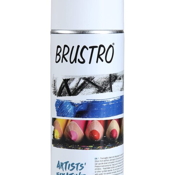 BRUSTRO Artist's Fixative Spray Can | 200ml | Transparent - Bhandari Stationers