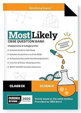 Gurukul By Oswal Most Likely CBSE Question Bank Science for Class 9 Exam 2026 - Bhandari Stationers - Best Stationery Store In Kota