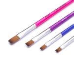 Camlin Champ Flat Brush Set - Pack of 4 (Multicolor) - Bhandari Stationers