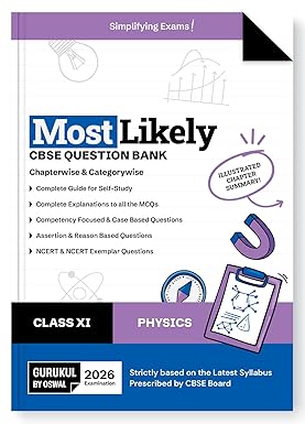 Gurukul By Oswal Most Likely CBSE Question Bank Physics for Class 11 Exam 2026 - Bhandari Stationers - Best Stationery Store In Kota