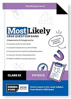 Gurukul By Oswal Most Likely CBSE Question Bank Physics for Class 11 Exam 2026 - Bhandari Stationers - Best Stationery Store In Kota