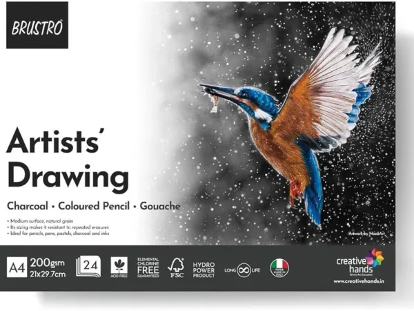BRUSTRO Artist Drawing A4 - Bhandari Stationers - Best Stationery Store In Kota