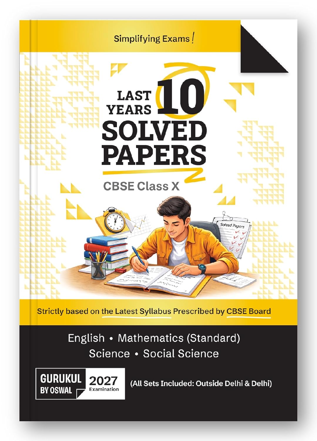 71y5u8Y1DyL._SL1500_ Gurukul By Oswal CBSE 10 Years Solved Papers Class 10th Exam 2027 - Yearwise Board Solutions of Mathematics Standard, English, Science & Social Science Latest Syllabus - Bhandari Stationers