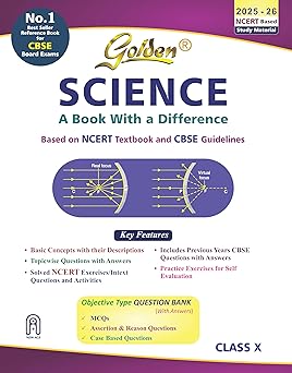 Golden Science Study Material Based on NCERT for Class-10 | For CBSE 2026 Board Exams - Bhandari Stationers - Best Stationery Store In Kota